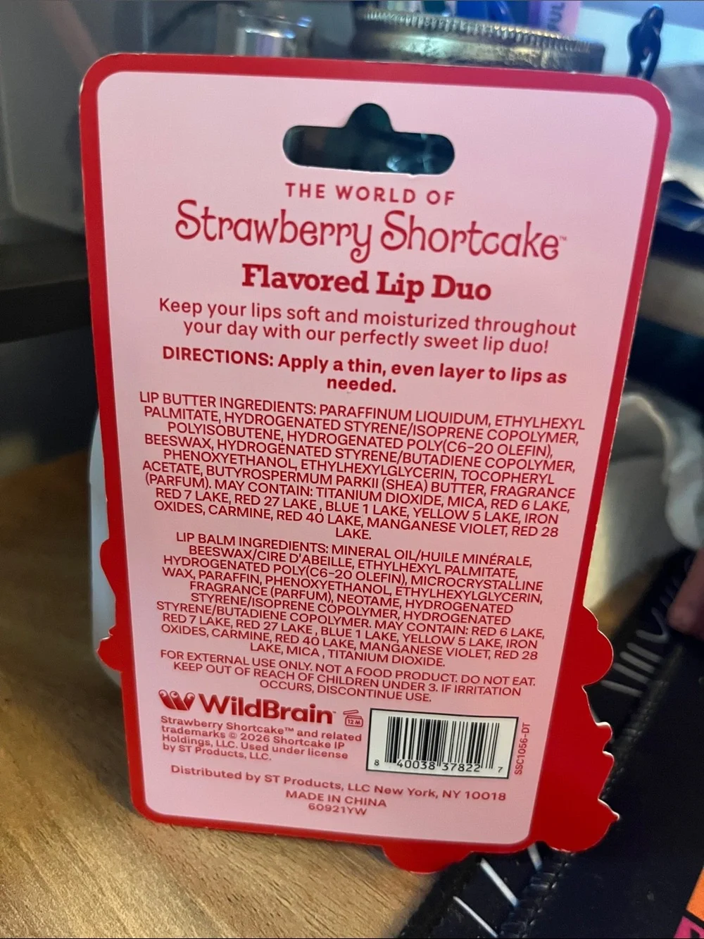 Strawberry shortcake Flavored Lip Duo - Red